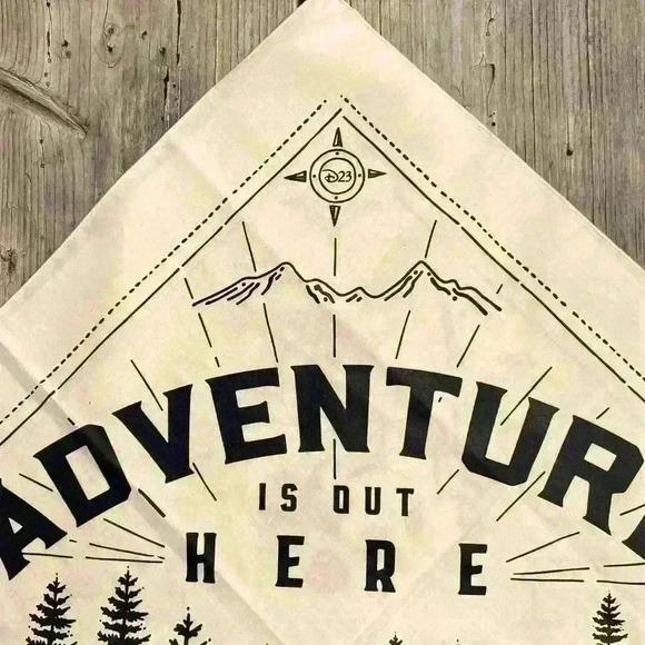 Adventure Is Out Here Disneyland Mickey Mouse Bandana 2020 USA - Picture 3 of 4